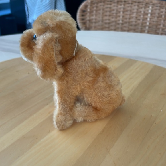 Vintage Steiff sitting dog mohair. No tag or button. - Picture 2 of 7